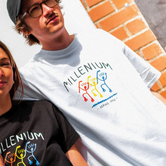 Vendou - T-Shirt Blanc MILLÉNIUM